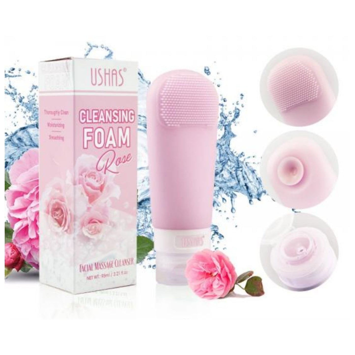 Jabón Facial Rose Ushas HA226
