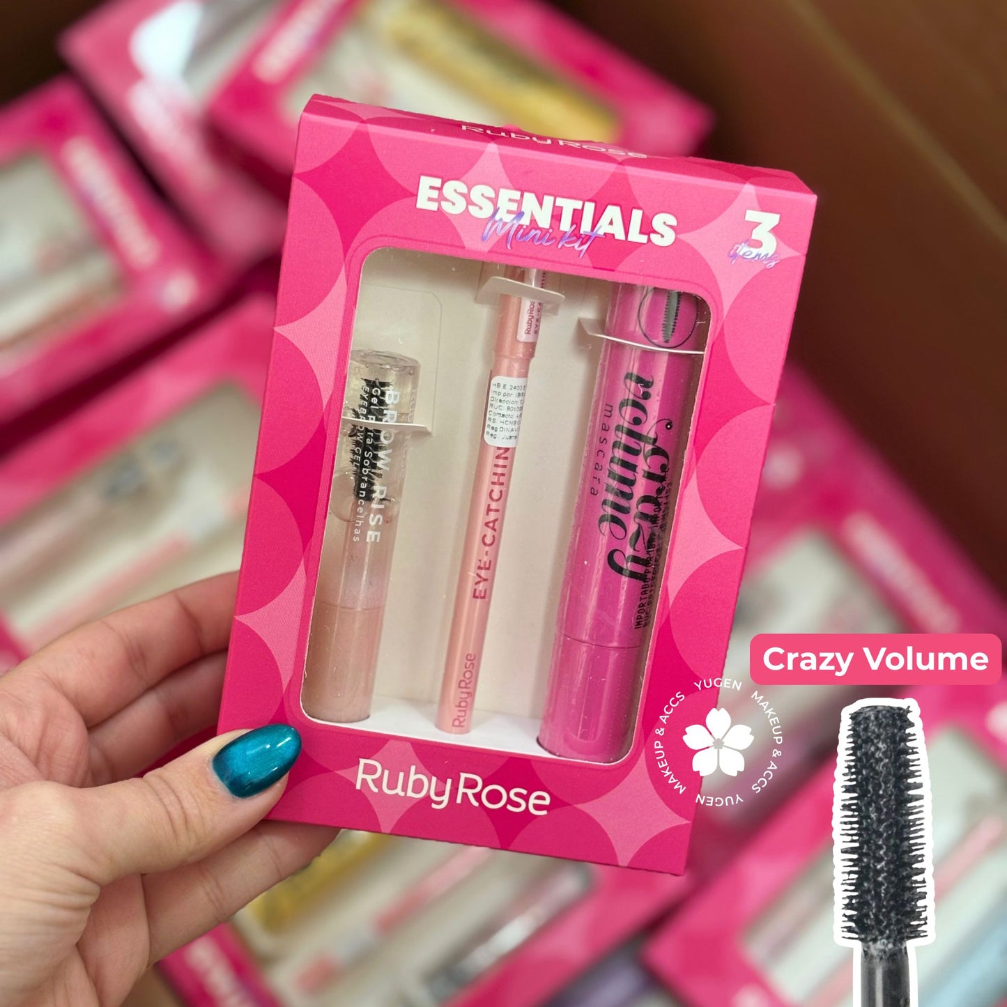 Kit Esenciales para Ojos Ruby Rose KT-0100