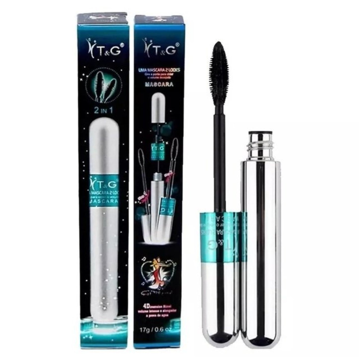 Máscara de Pestañas 2 en 1 4D Tango