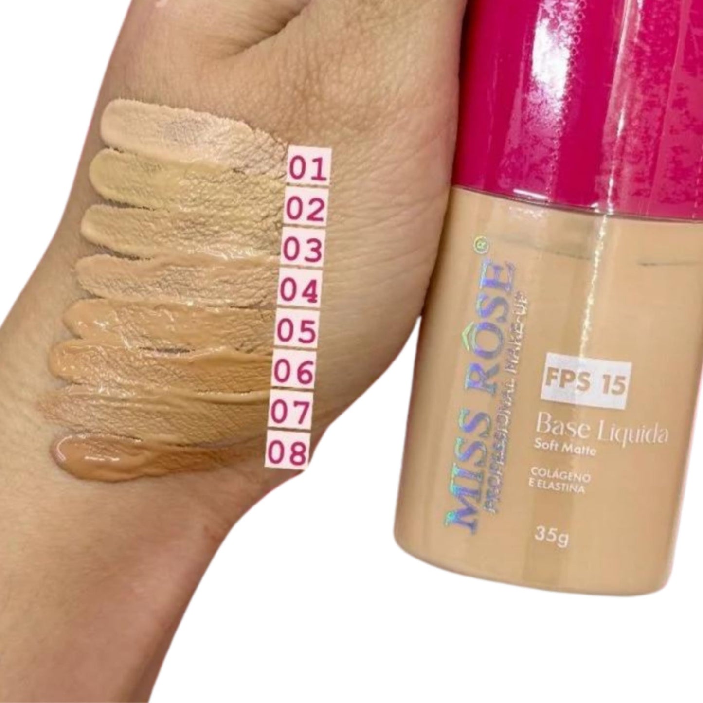 Base Líquida Soft Matte Sinta-Se Miss Rose