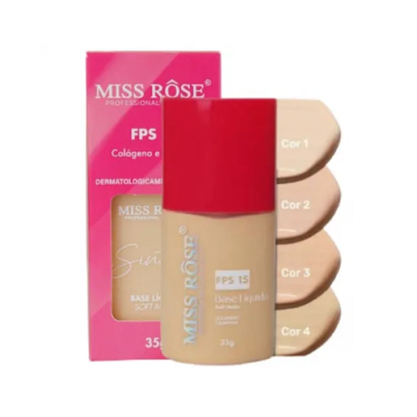 Base Líquida Soft Matte Sinta-Se Miss Rose