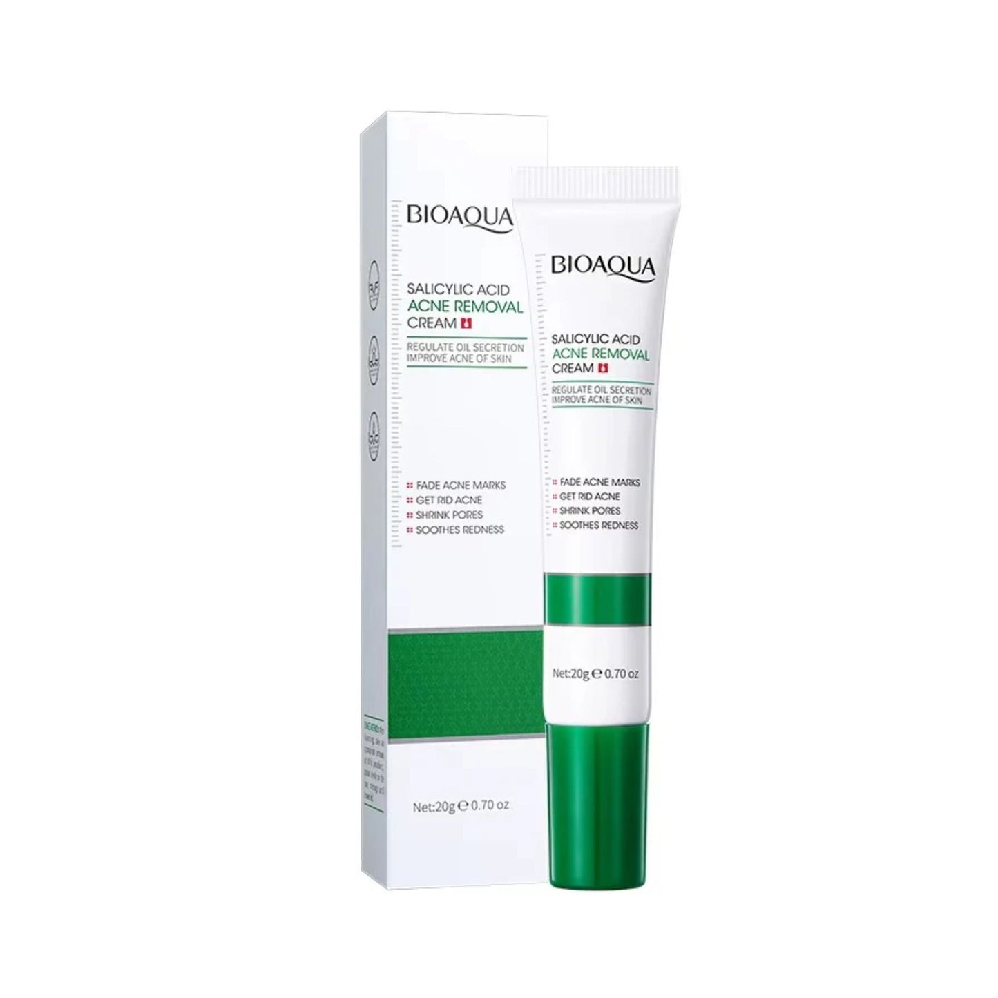 Crema Anti Acné con Ácido Salicílico Bioaqua BQY2552