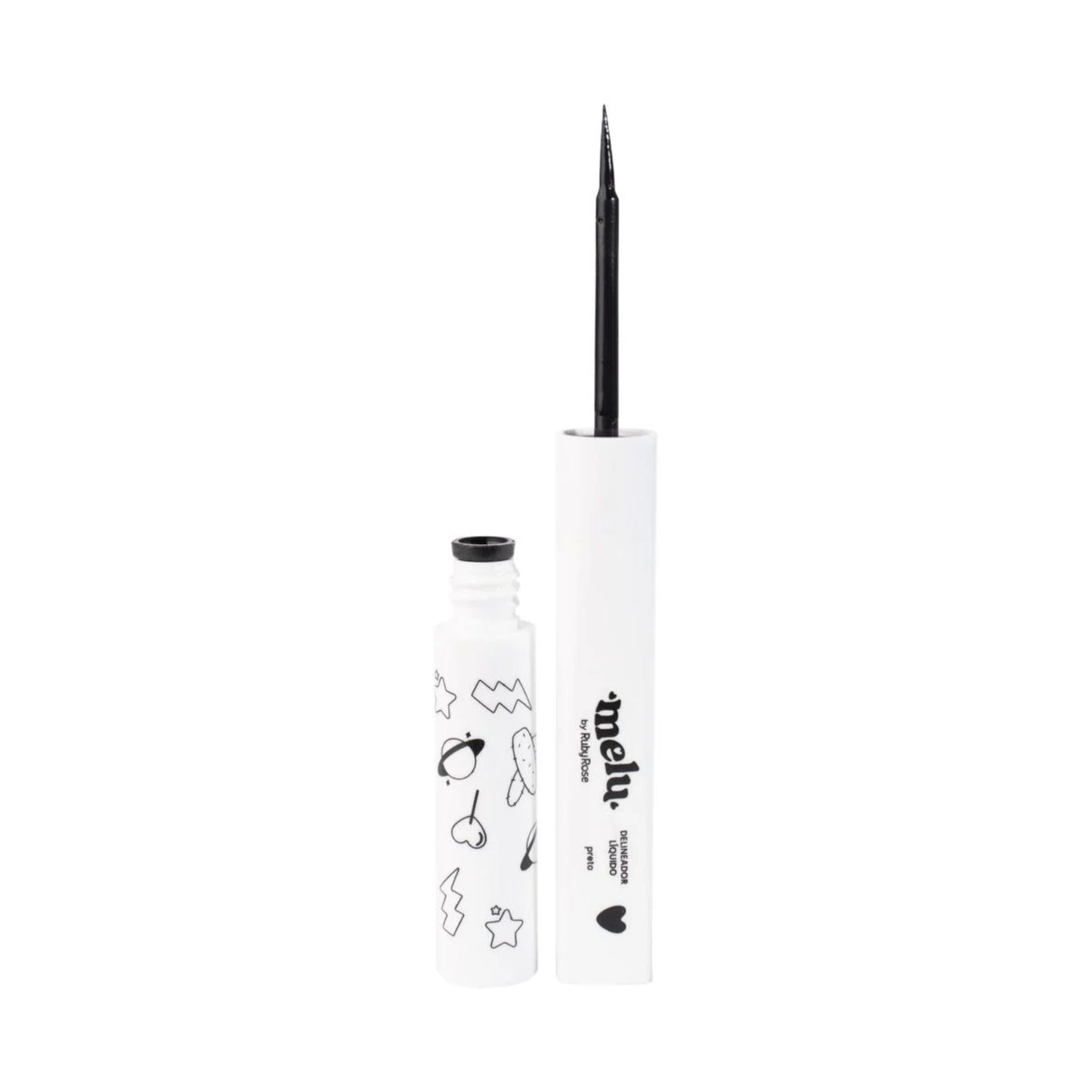 Delineador Líquido Negro Melu Ruby Rose RR2201