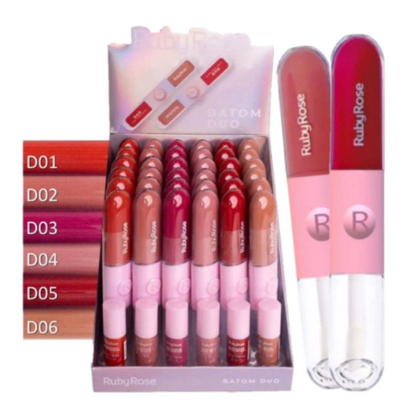 Labial Duo Ruby Rose HBF568-1-2
