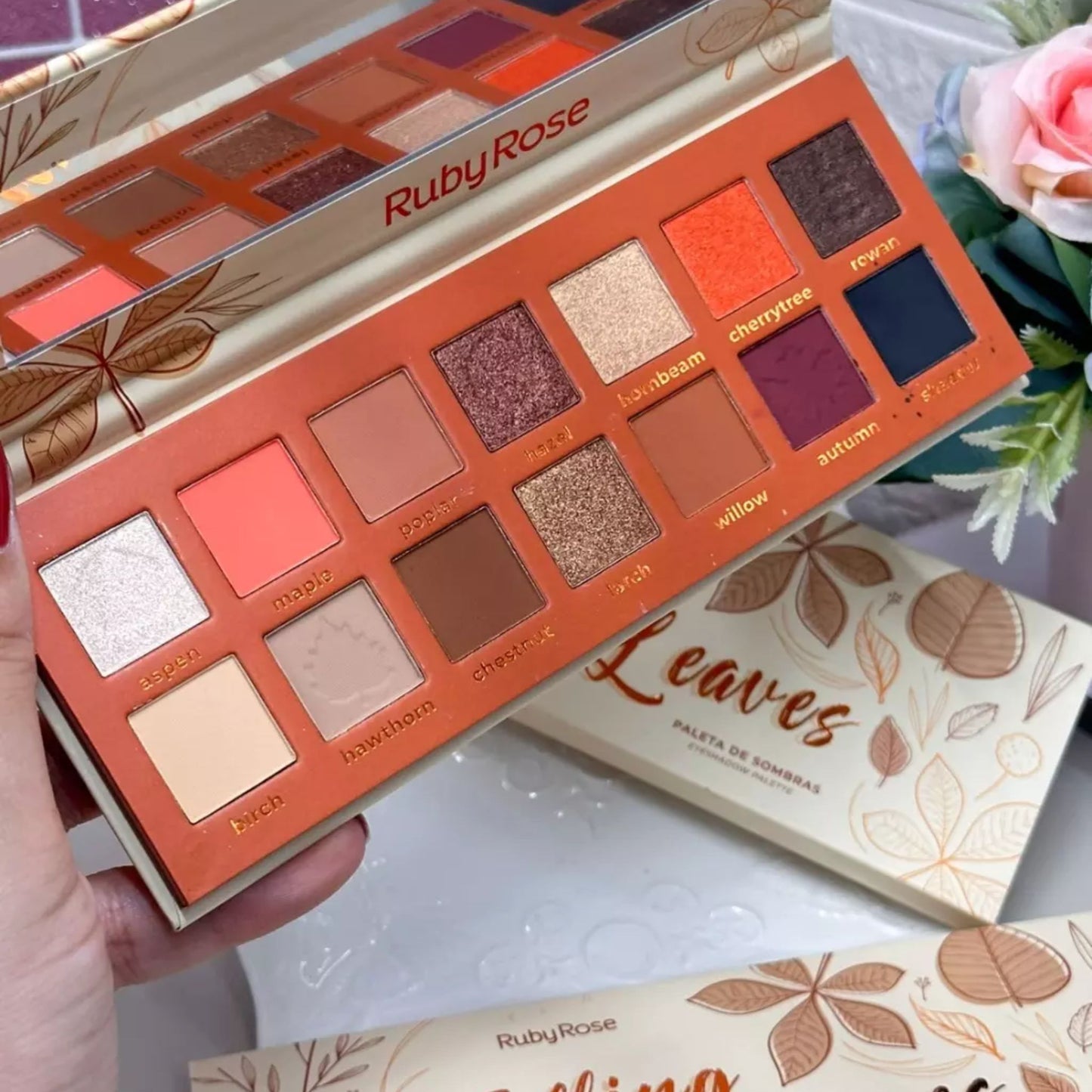 Paleta de Sombras Falling Leaves Ruby Rose HBF539