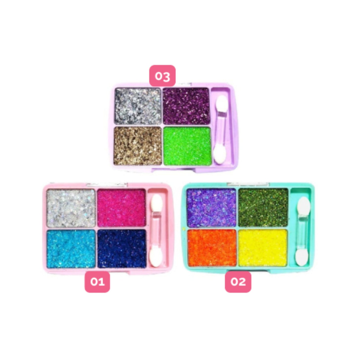Paleta de Glitters DHermosa HJ018