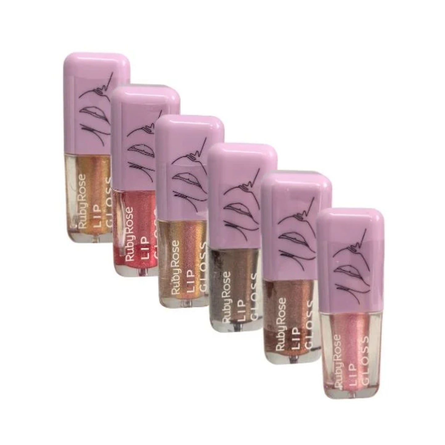 Lip Gloss con Brillo Ruby Rose HB8234