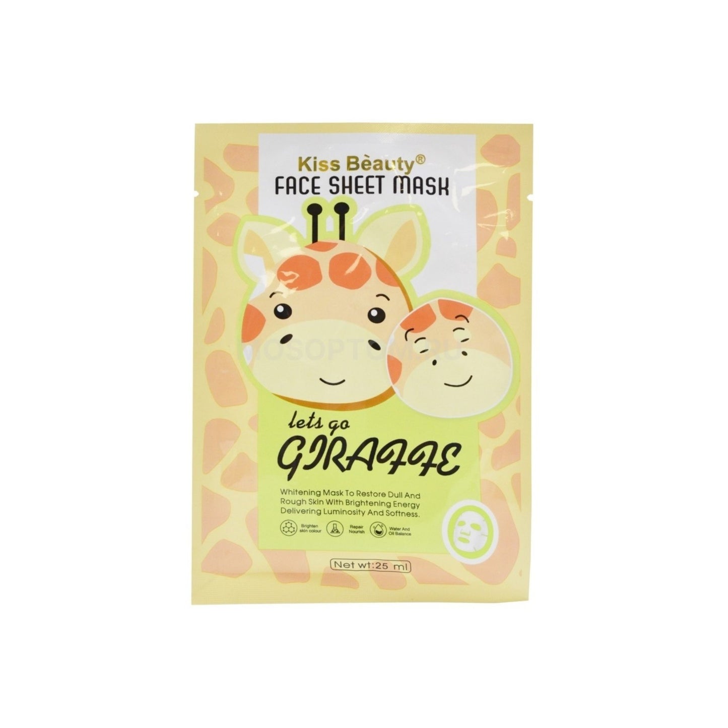 Mascarilla Facial Jirafa Kiss Beauty 1294-03D