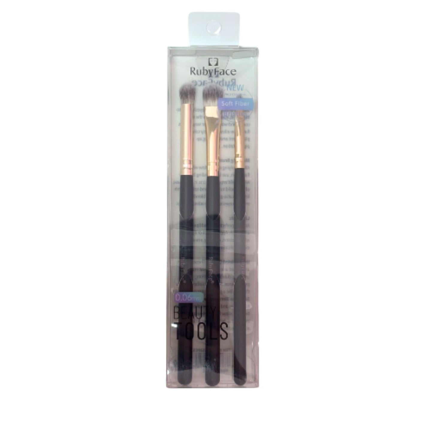 Kit de 3 Brochas Ruby Face MNS3254