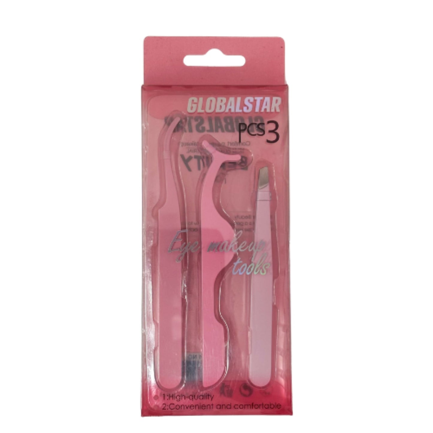 Set de Pinzas para Pestañas y Cejas Globalstar AGE-529