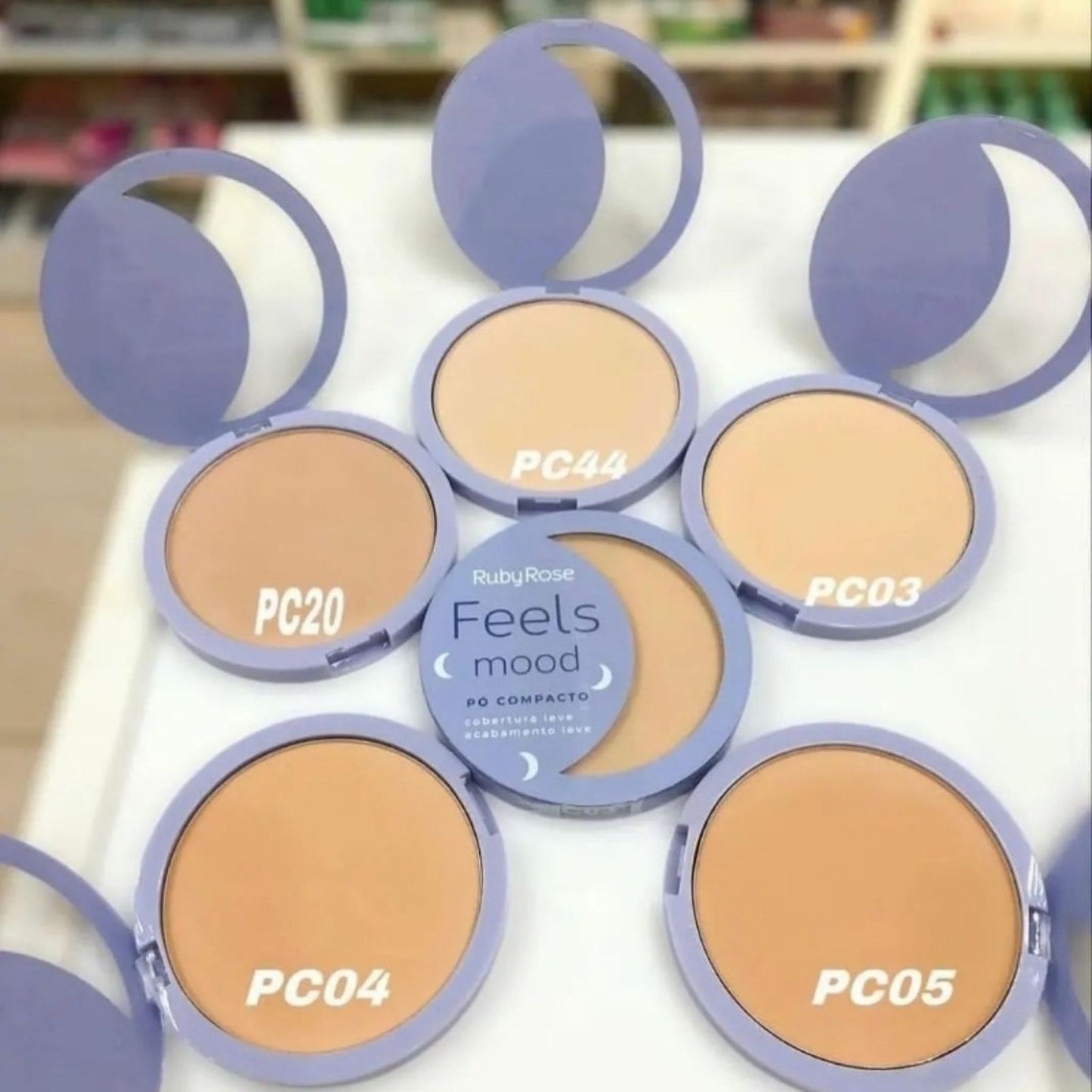 Polvo Compacto Feels Mood Ruby Rose HB7232