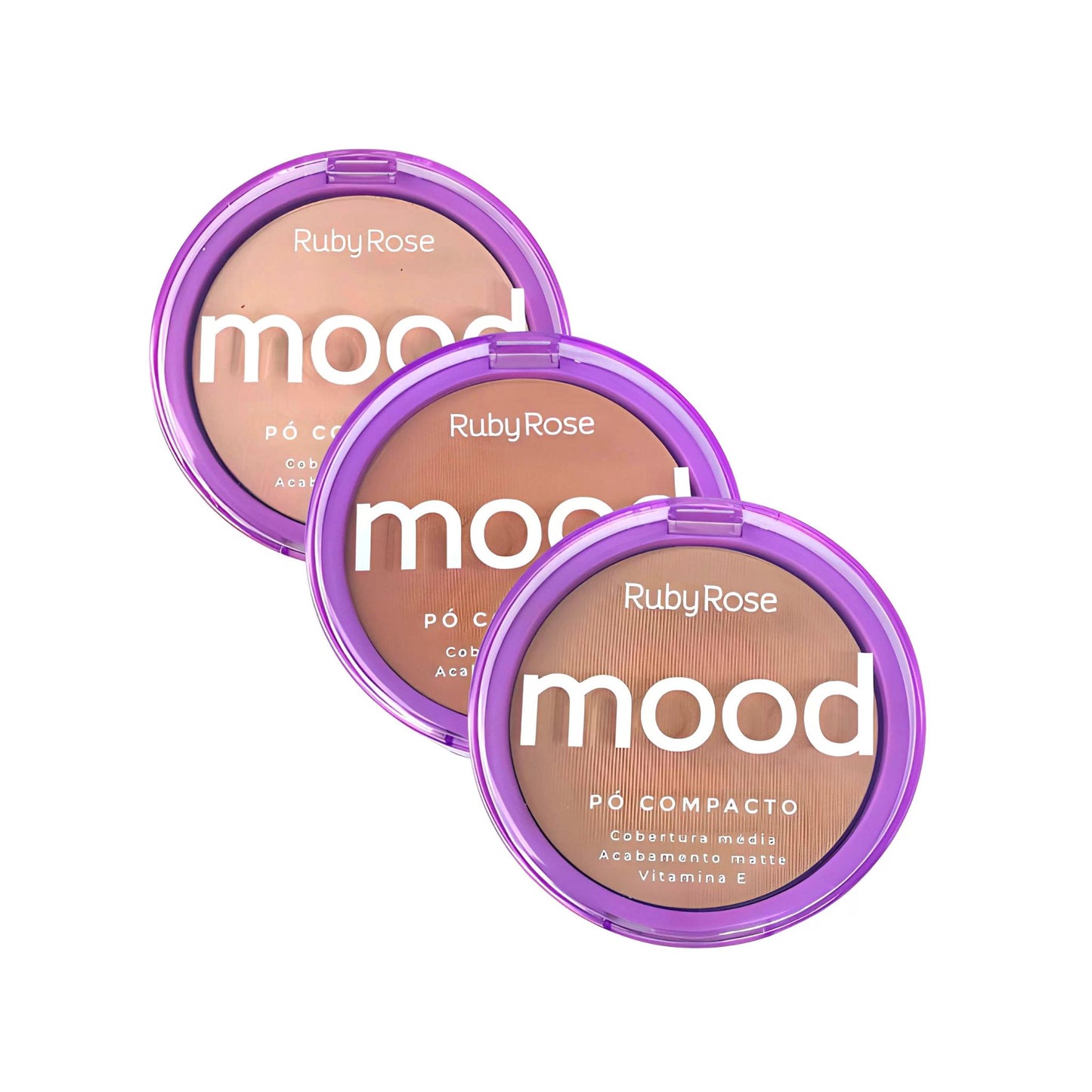 Polvo Compacto Mood Ruby Rose HB855