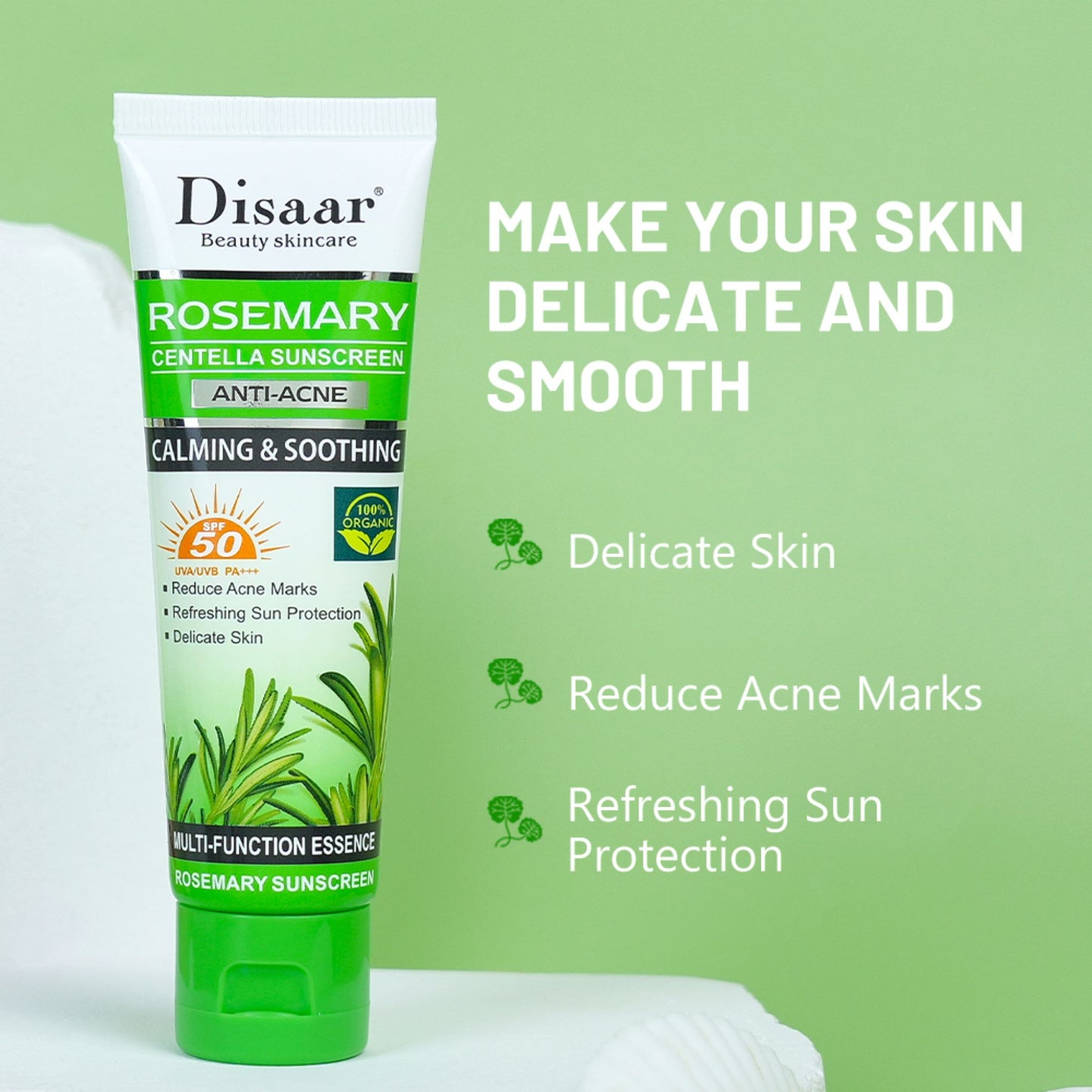 Protector Solar SPF50 Anti-Acne Rosemary Centella Disaar DS5736