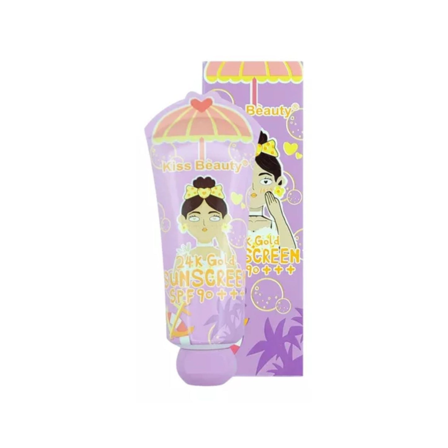 Protector Solar 24K SPF90 Kiss Beauty 68515-03