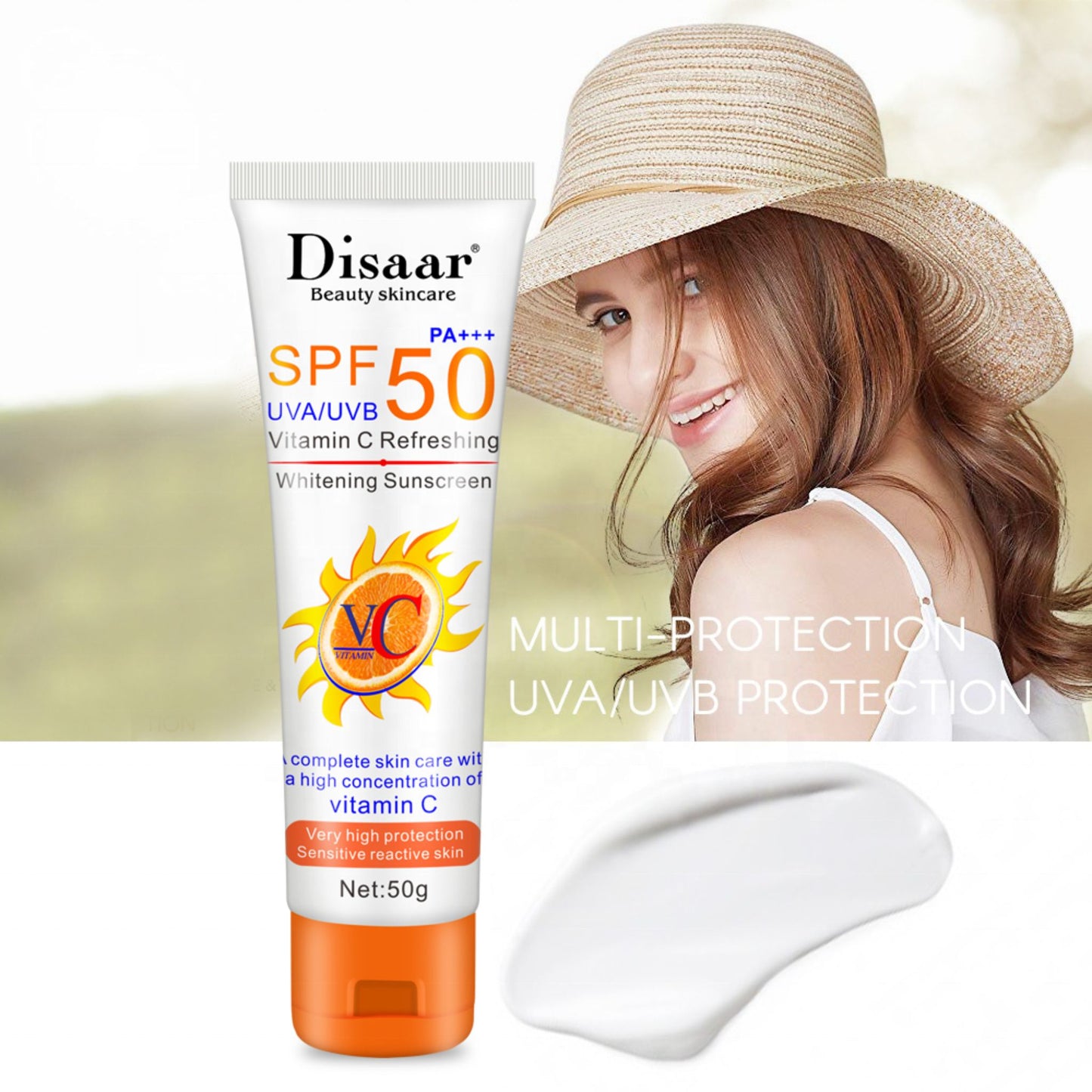 Protector Solar SPF50 Vitamina C Disaar DS330-1