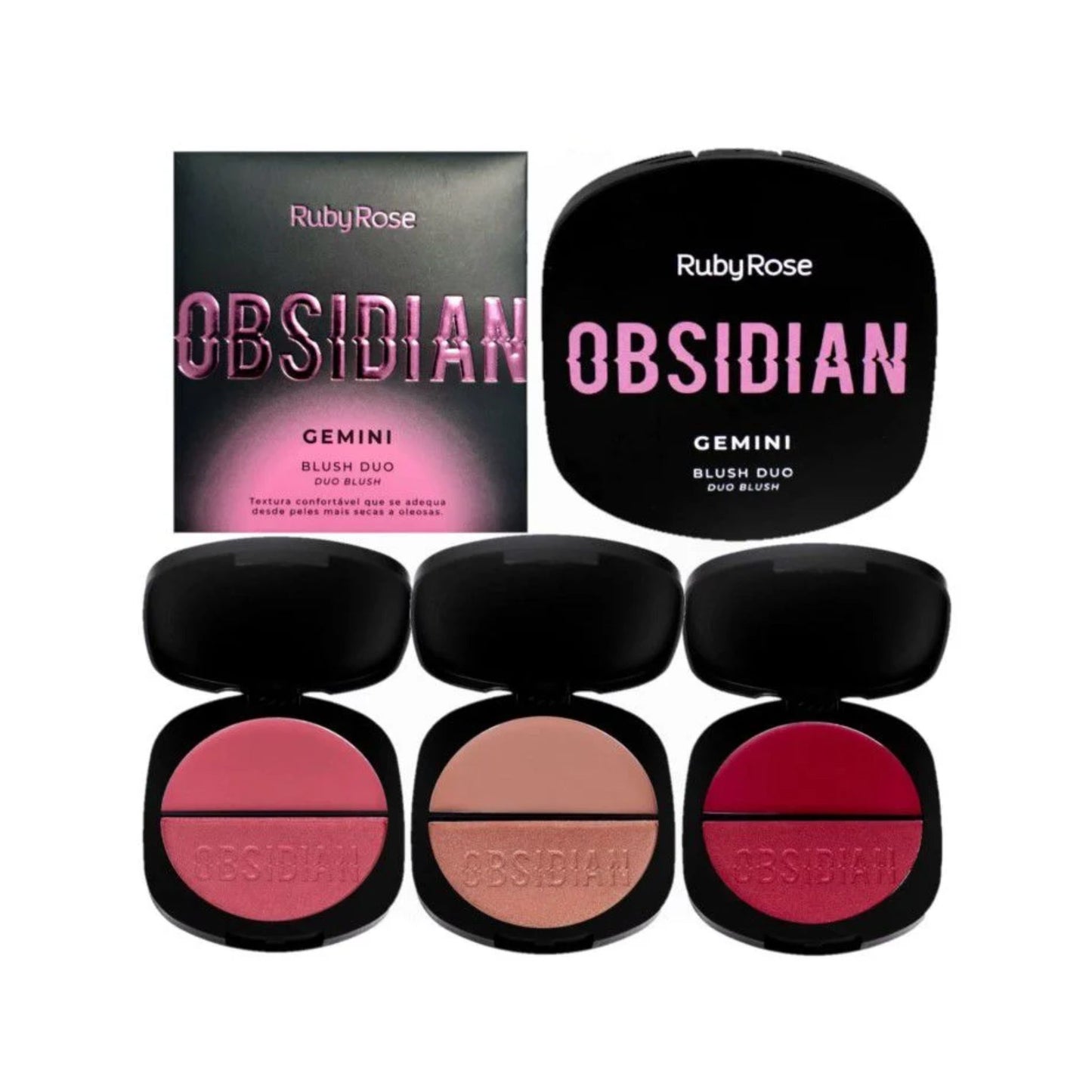Rubor Duo Obsidian Ruby Rose HB1000