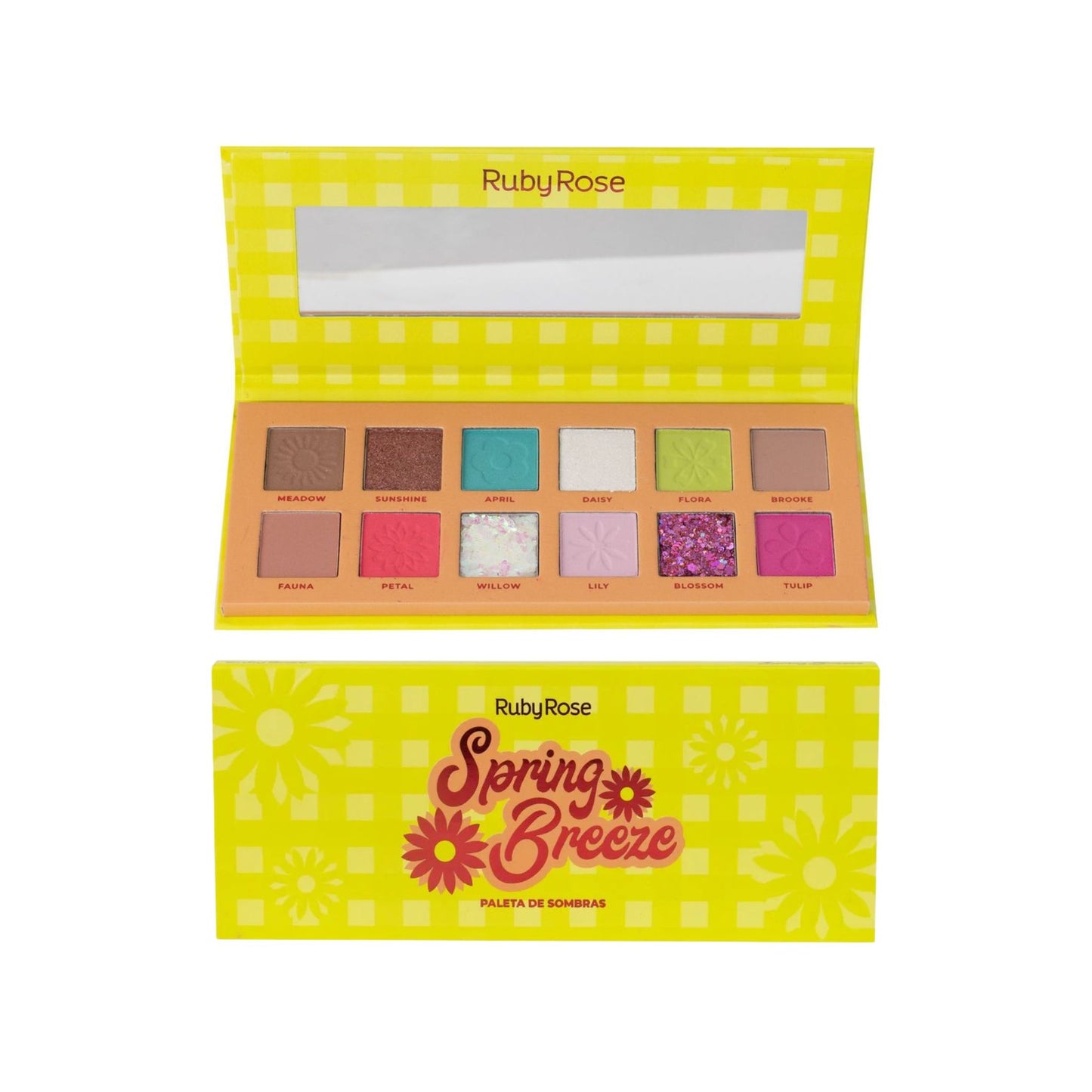 Paleta de Sombras Spring Breeze Ruby Rose HBF538