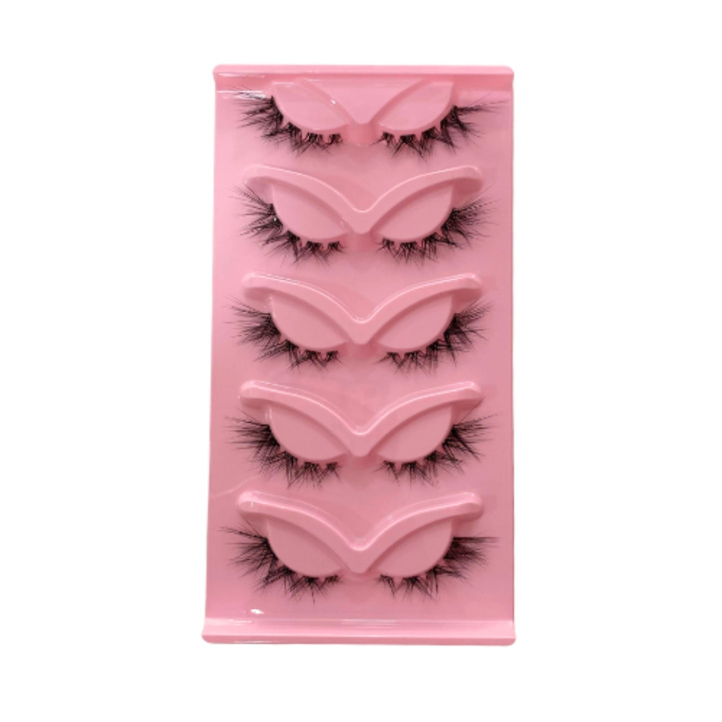 Set Pestañas 3D Transparente HLY5-12