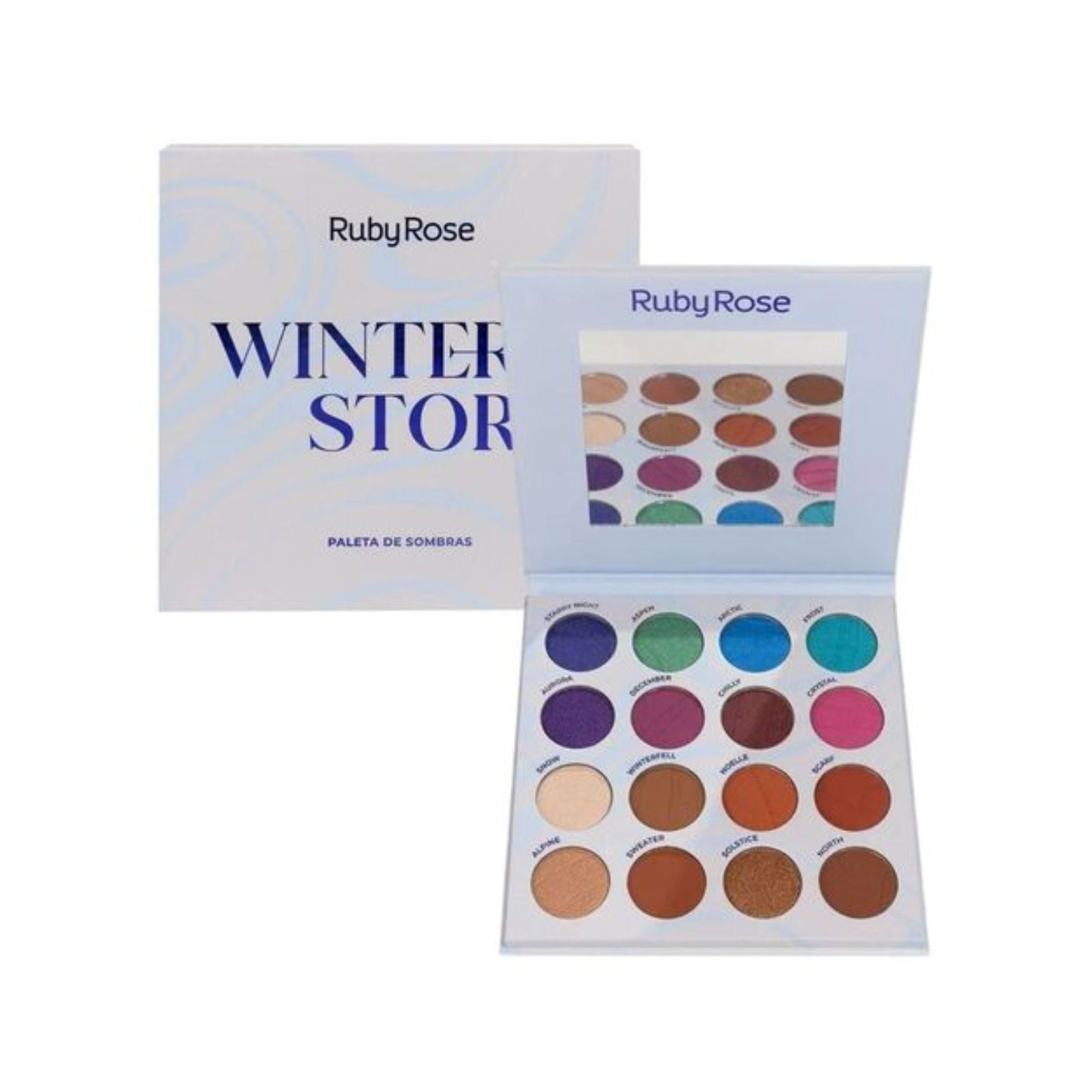 Paleta de Sombras Winter Storm Ruby Rose HBF540