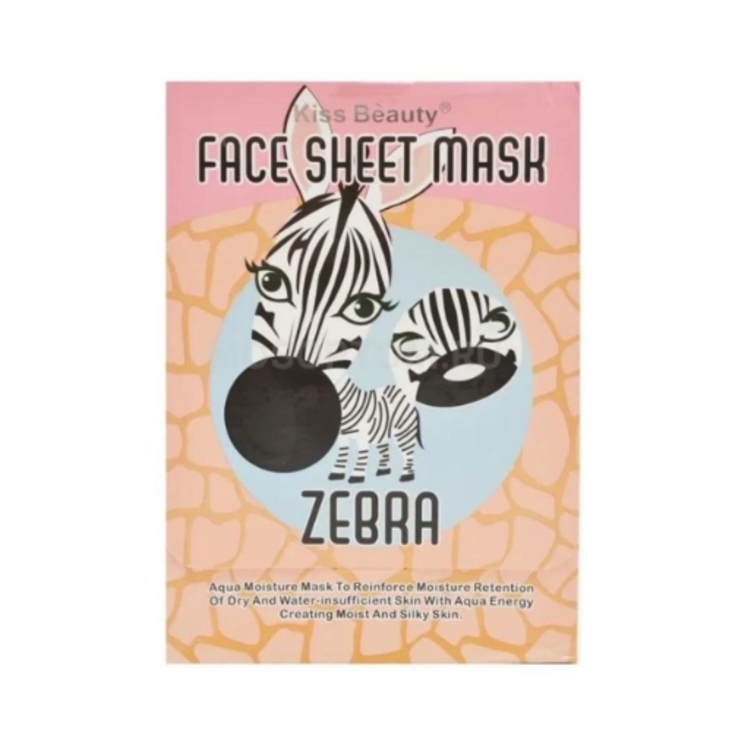 Mascarilla Facial Zebra Kiss Beauty 1294-03C