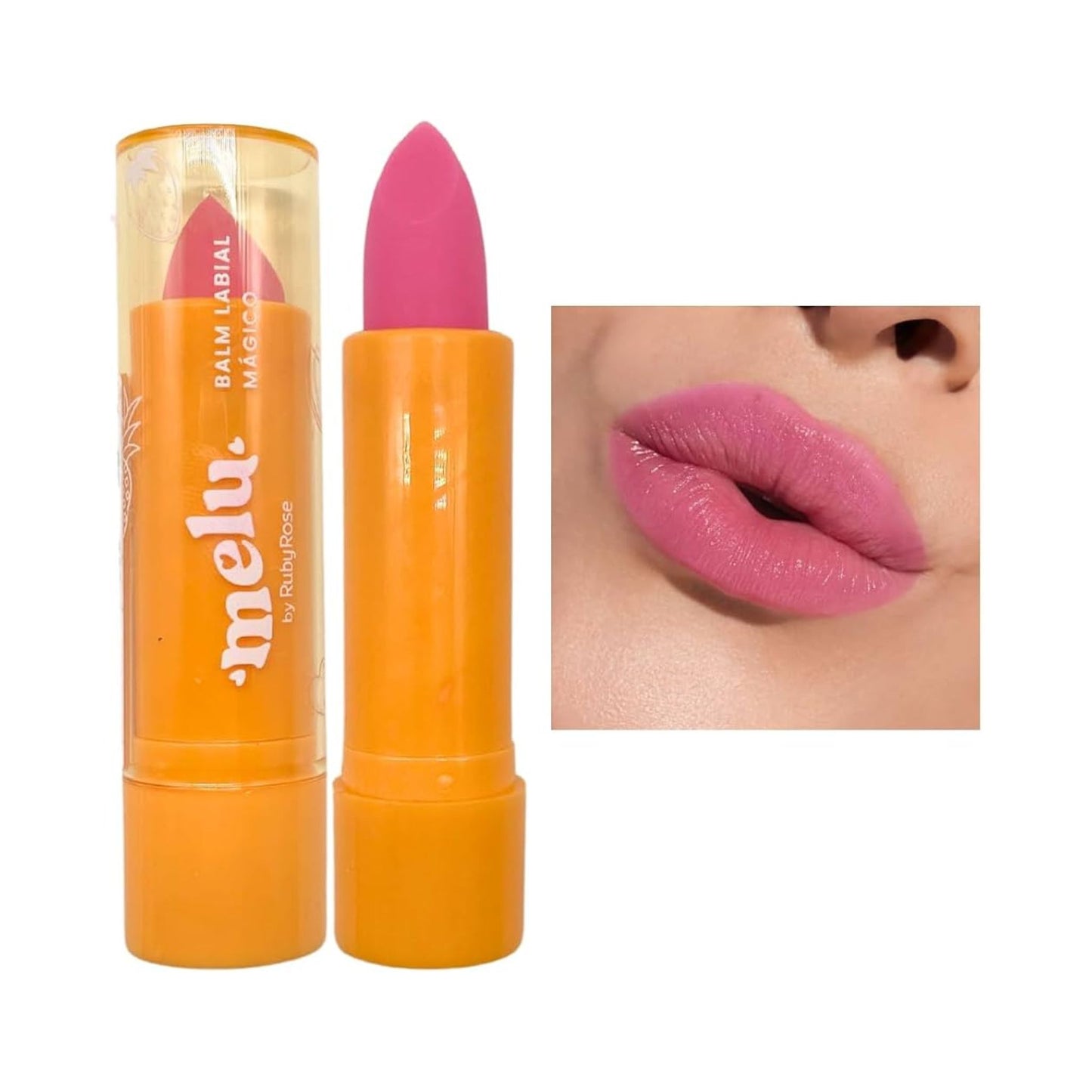 Bálsamo Labial Mágico Melu Ruby Rose