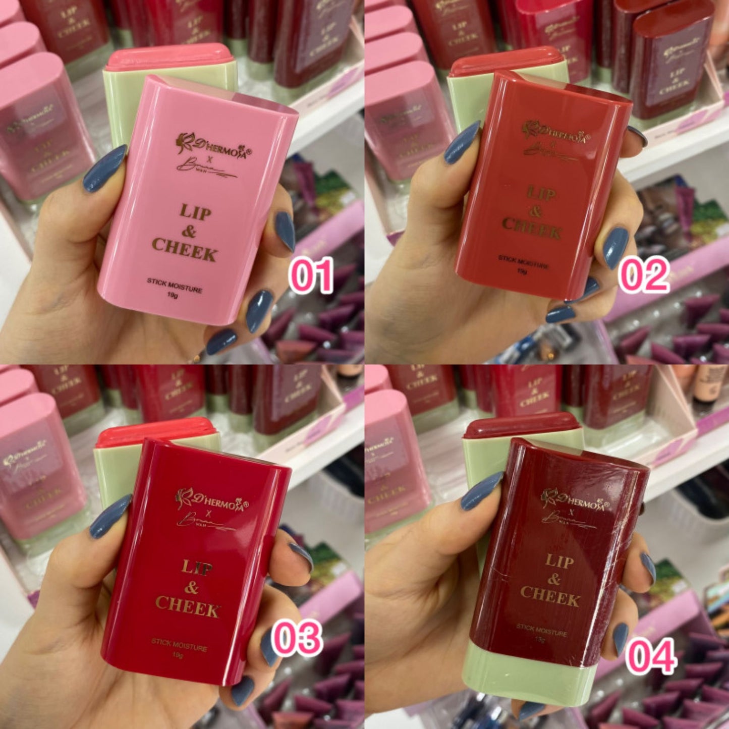 Blush en Stick Bruna Wan DHermosa HB606