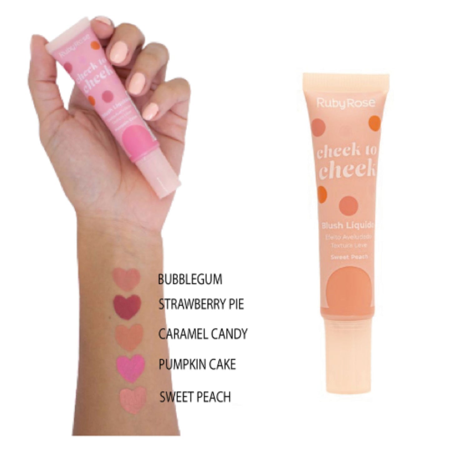 Blush Líquido Cheek to Cheek Ruby Rose