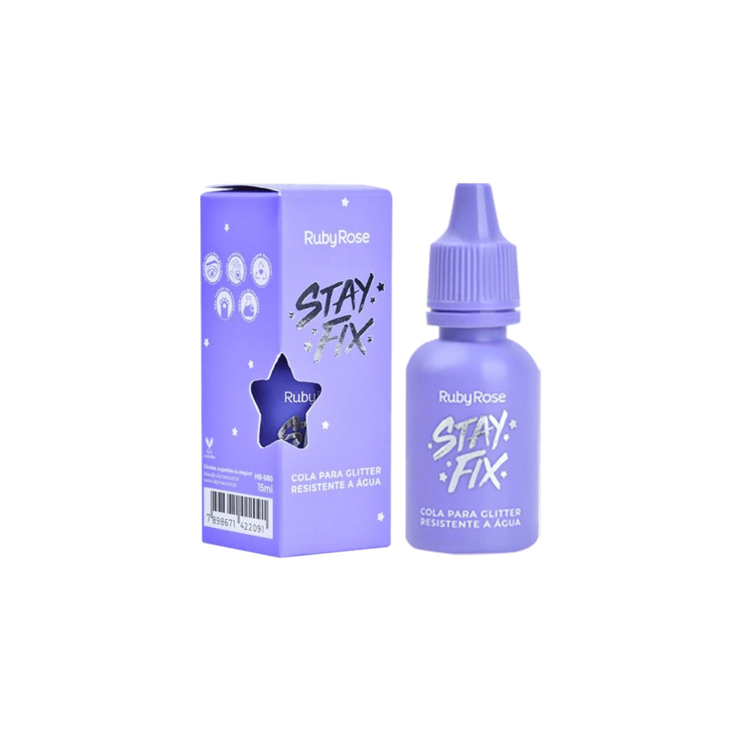 Pegamento para Glitters Stay Fix Ruby Rose