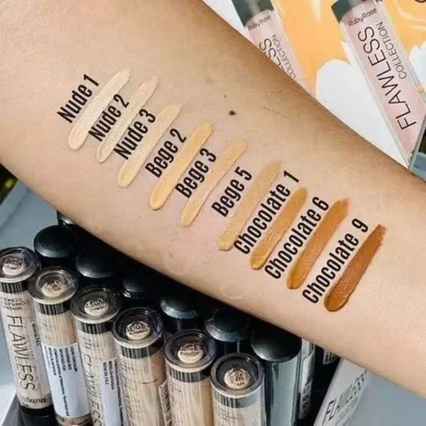 Corrector Líquido Flawless Ruby Rose