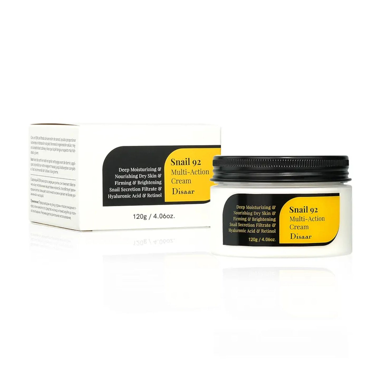 Crema Facial Snail Mucin 92 Disaar DS5472