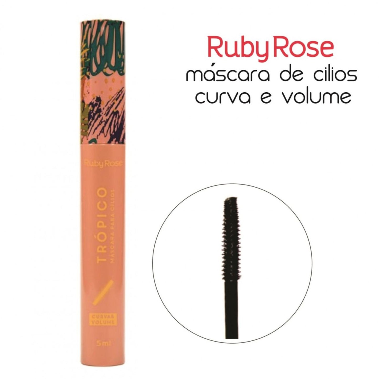 Máscara de Pestañas Trópico Curva & Volume Ruby Rose