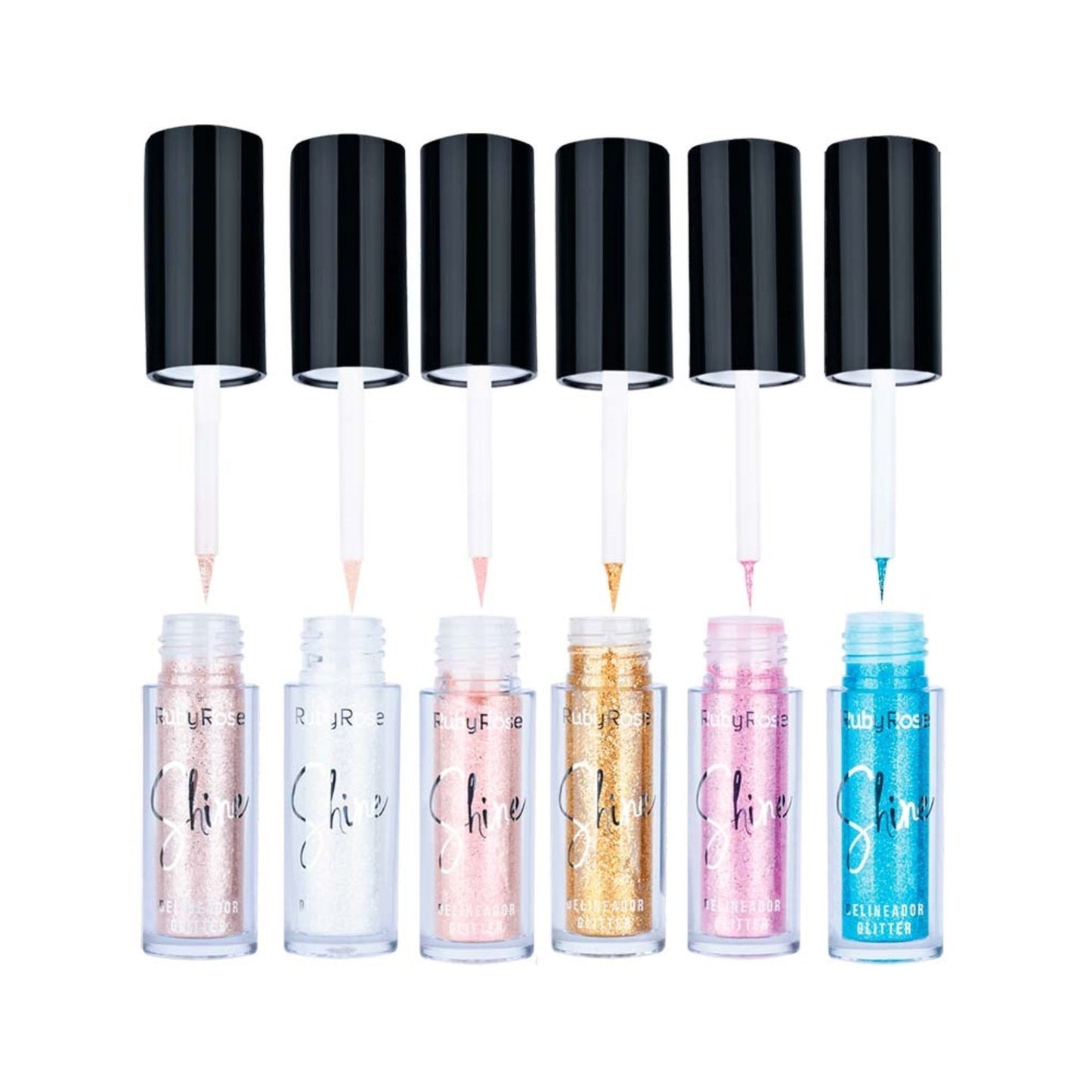 Delineador Glitters Shine Ruby Rose