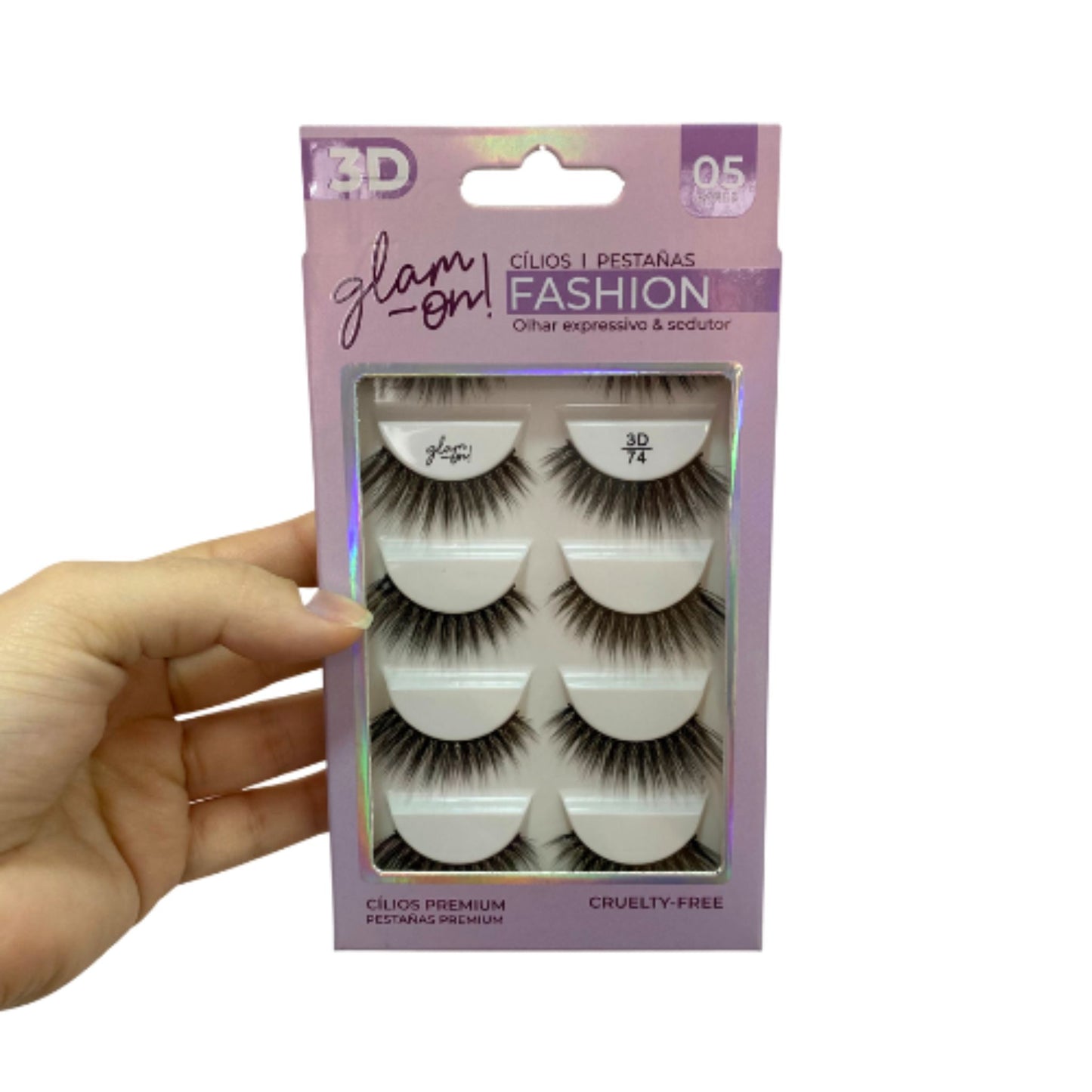 Set Pestañas 3D Glam On Fashion 5 pares #74