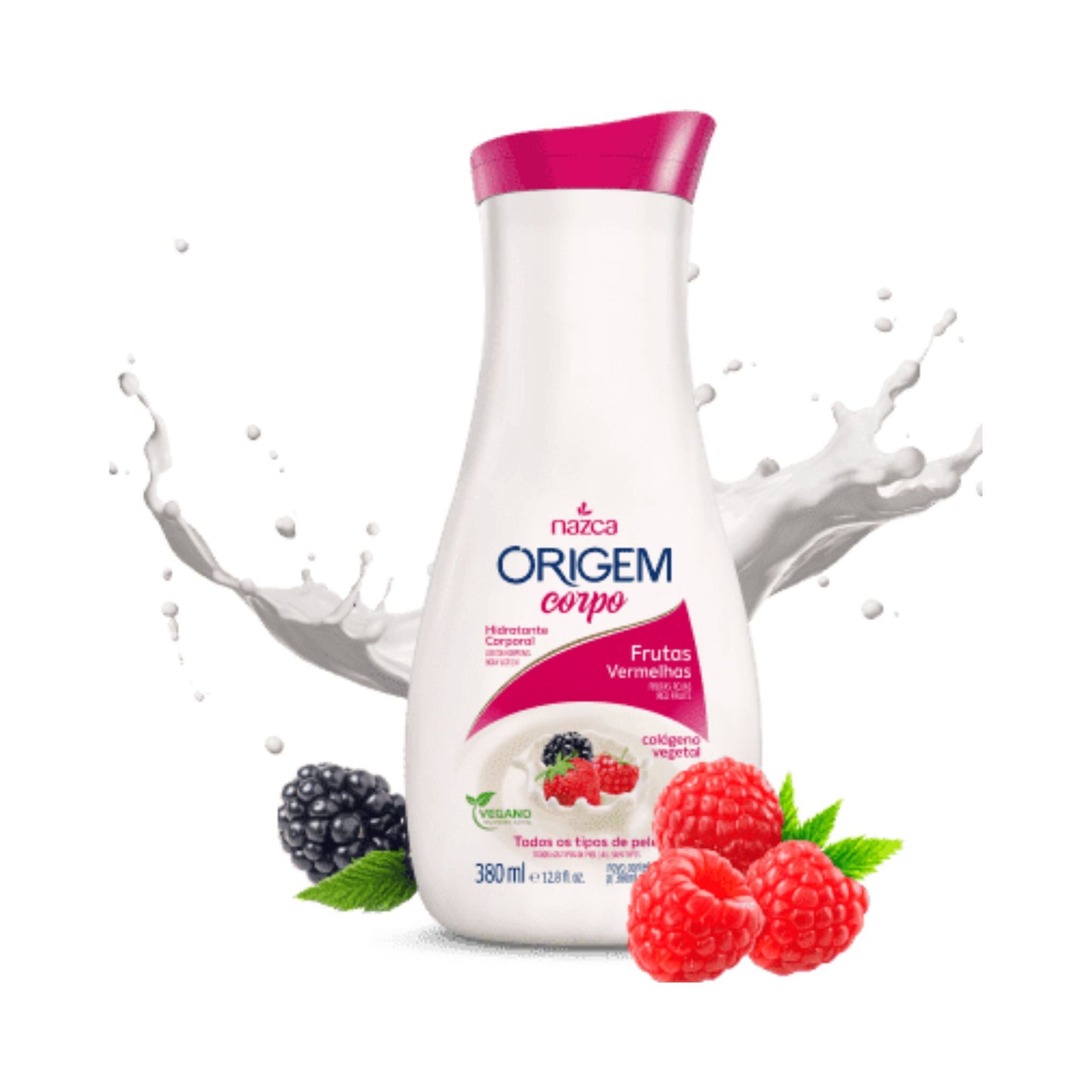 Crema Corporal Nazca 380ml Frutos Rojos