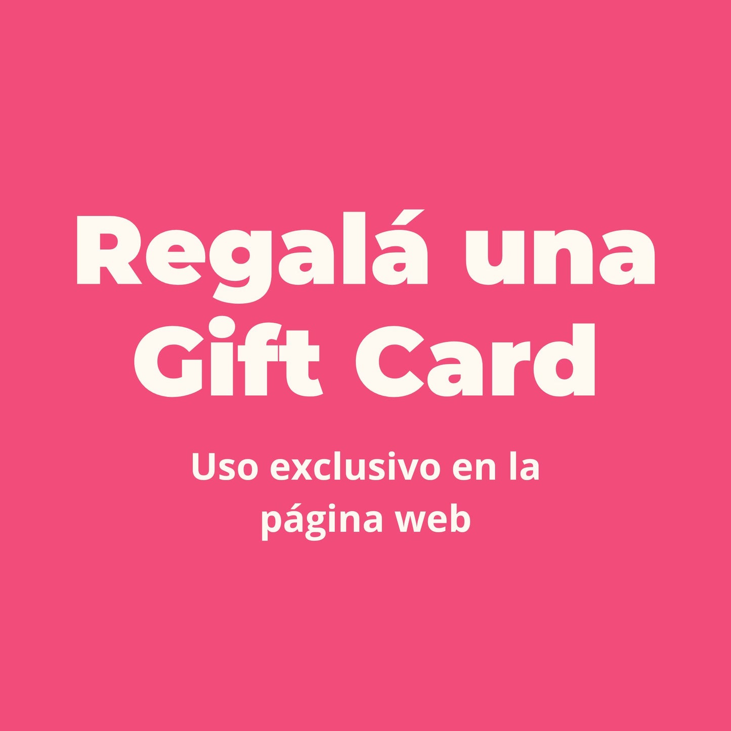 Tarjeta de Regalo/Gift Card Yugen