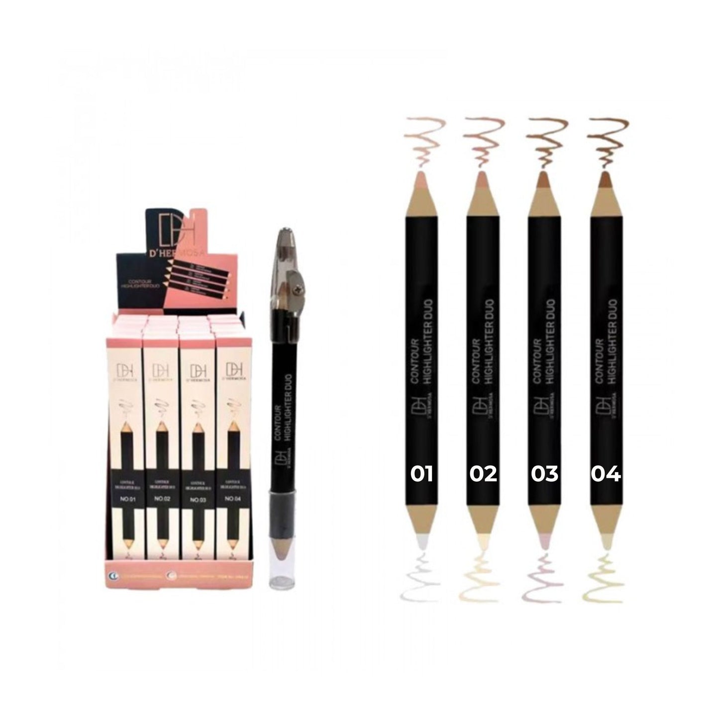 Lápiz para Ojos Contorno - Iluminador DHermosa HN016