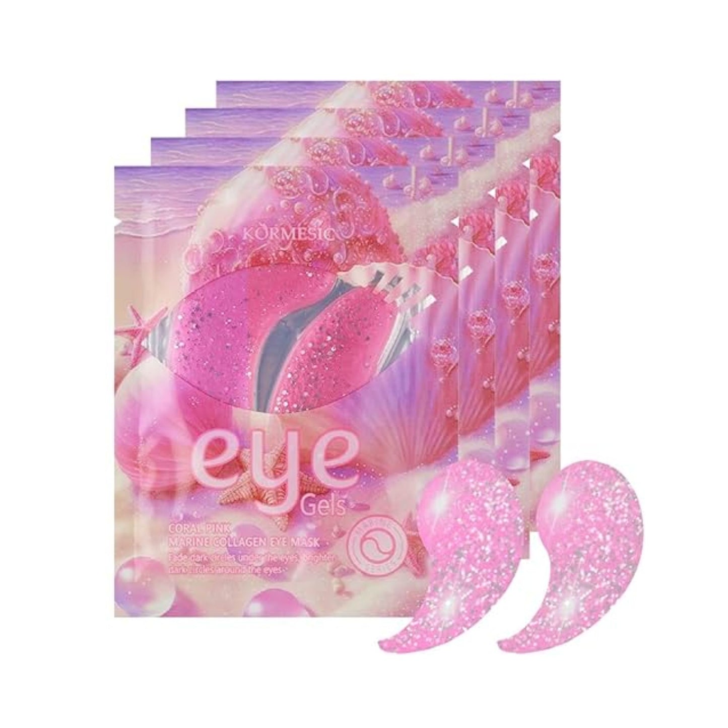 Parches para Ojeras Coral Pink Kormesic KMC96605