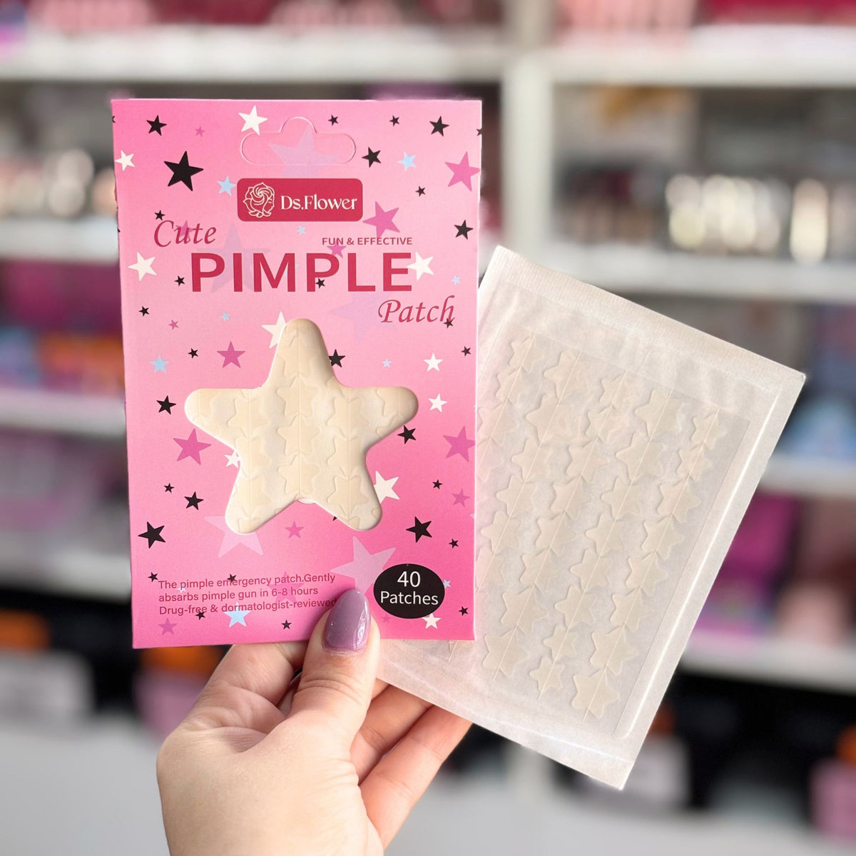 Parches para Granitos "Estrellitas Transparentes" DS.Flower 40pcs No373