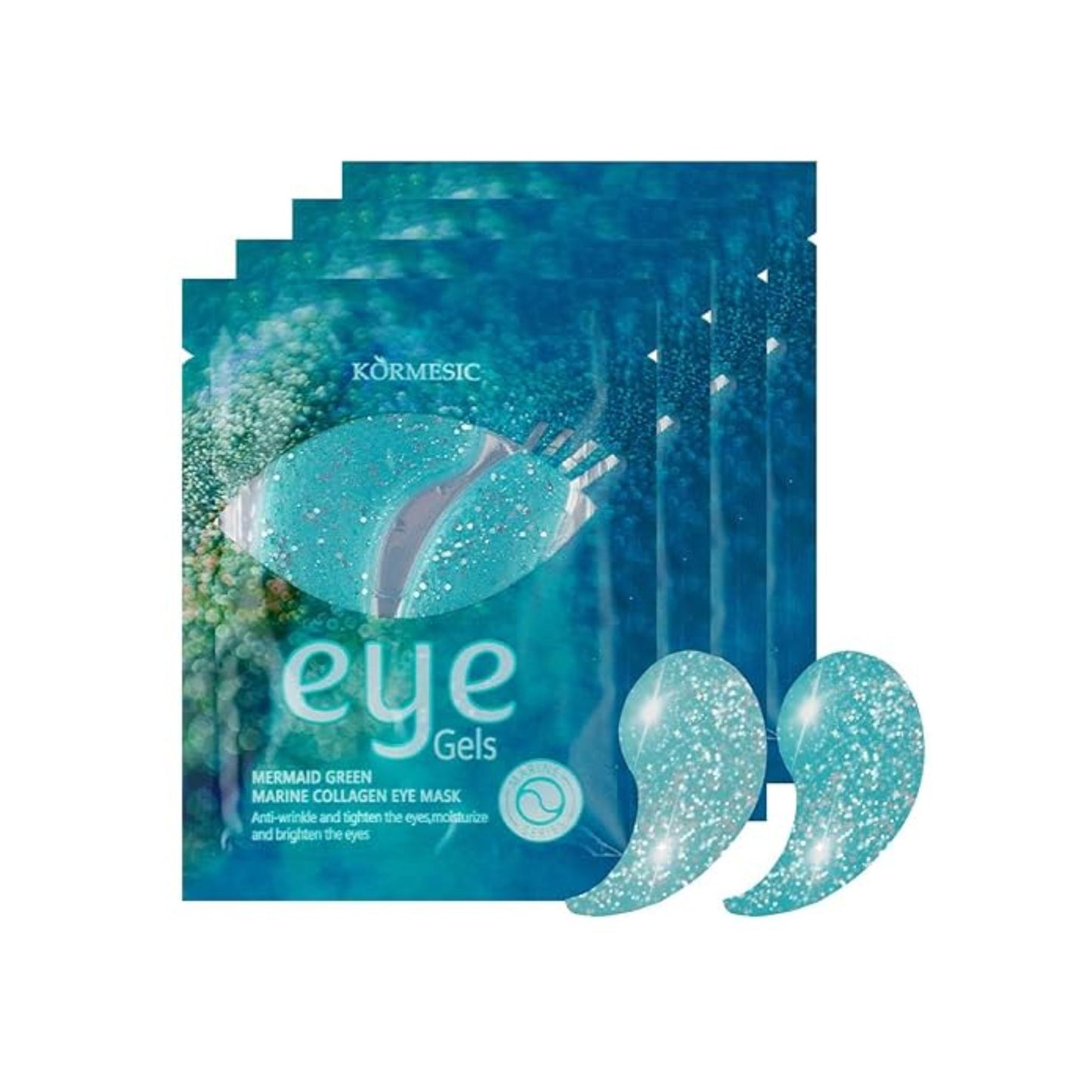 Parches para Ojeras Mermaid Green Kormesic KMC96629