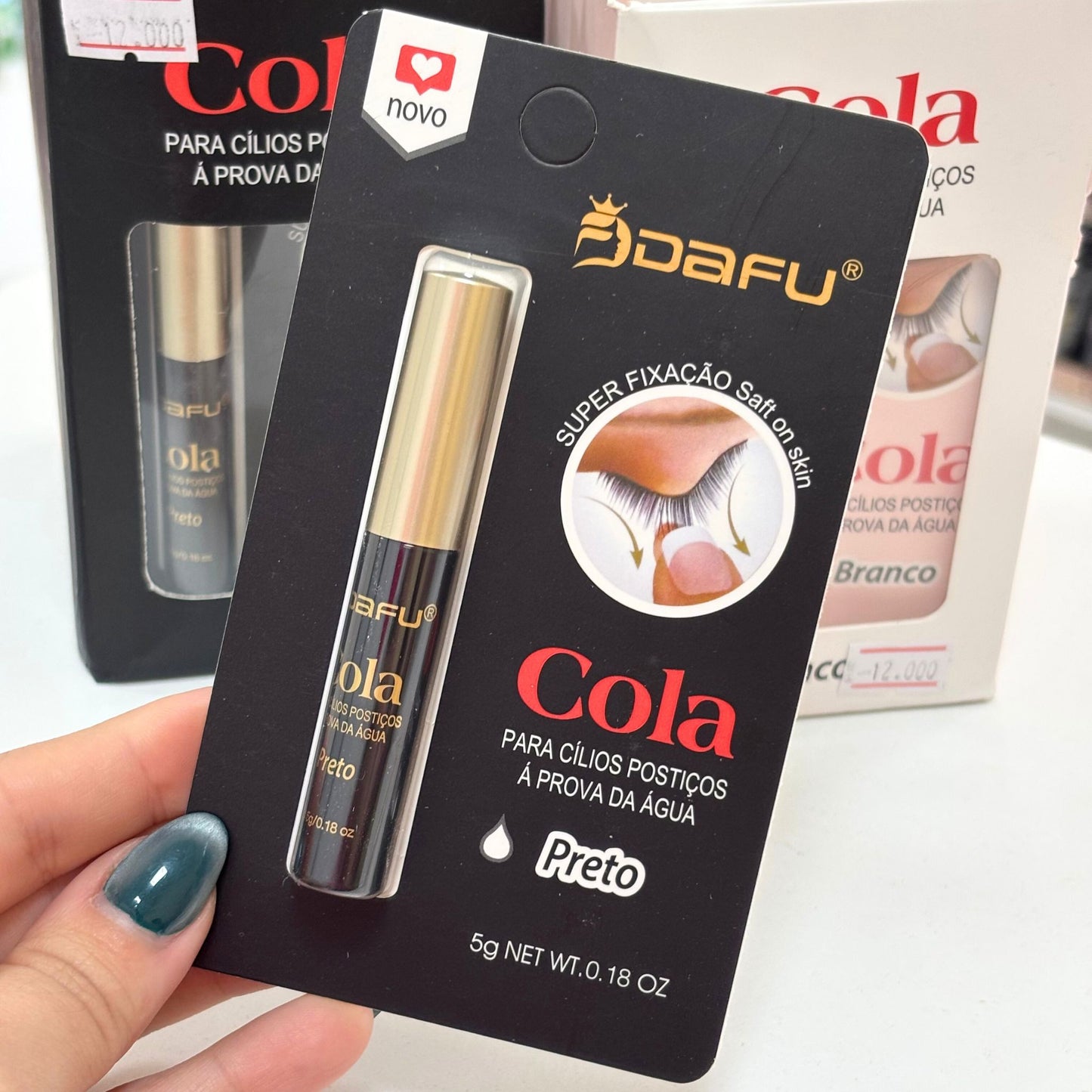 Pegamento para Pestañas Negro DAFU CL018