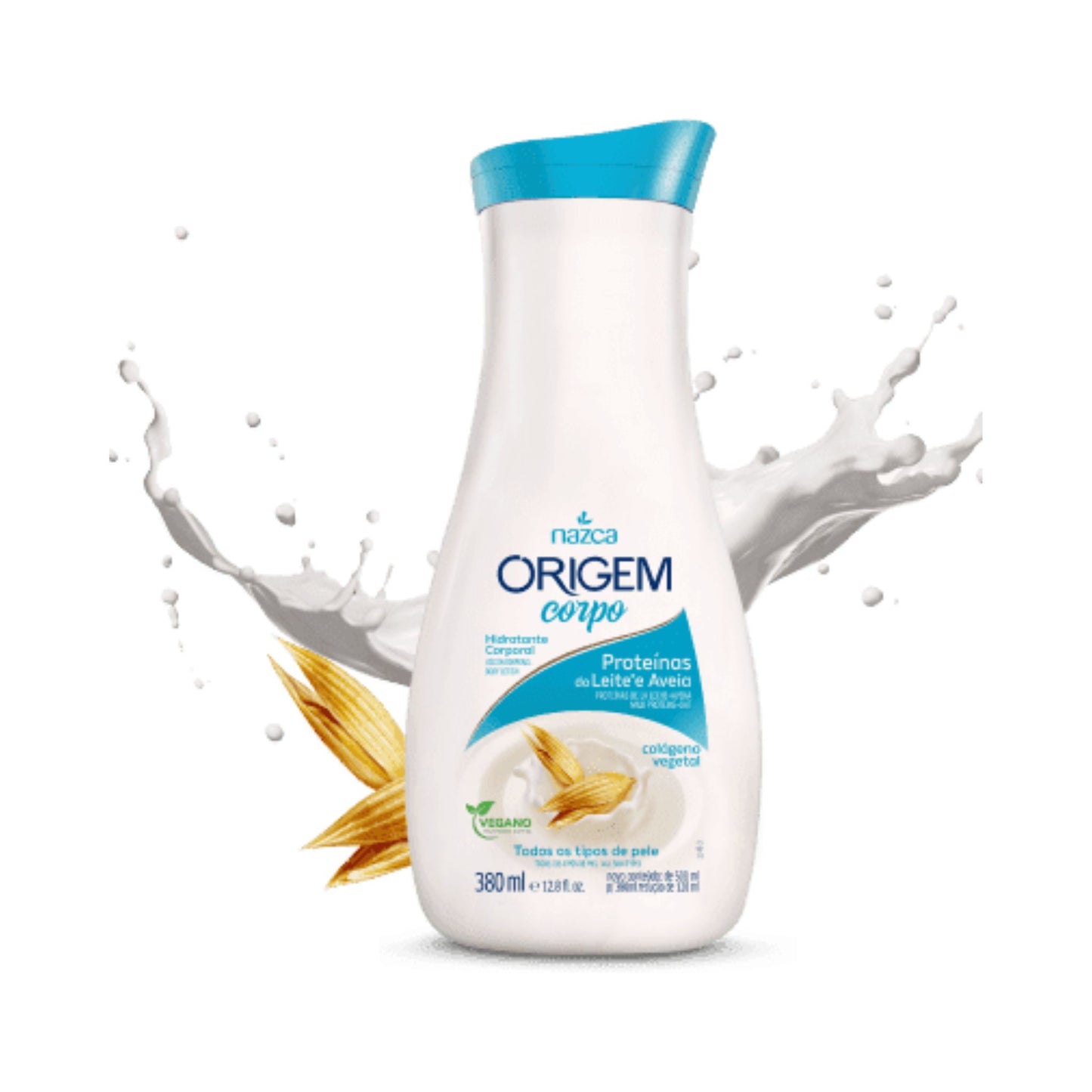 Crema Corporal Nazca 380ml Proteína de Leche-Avena