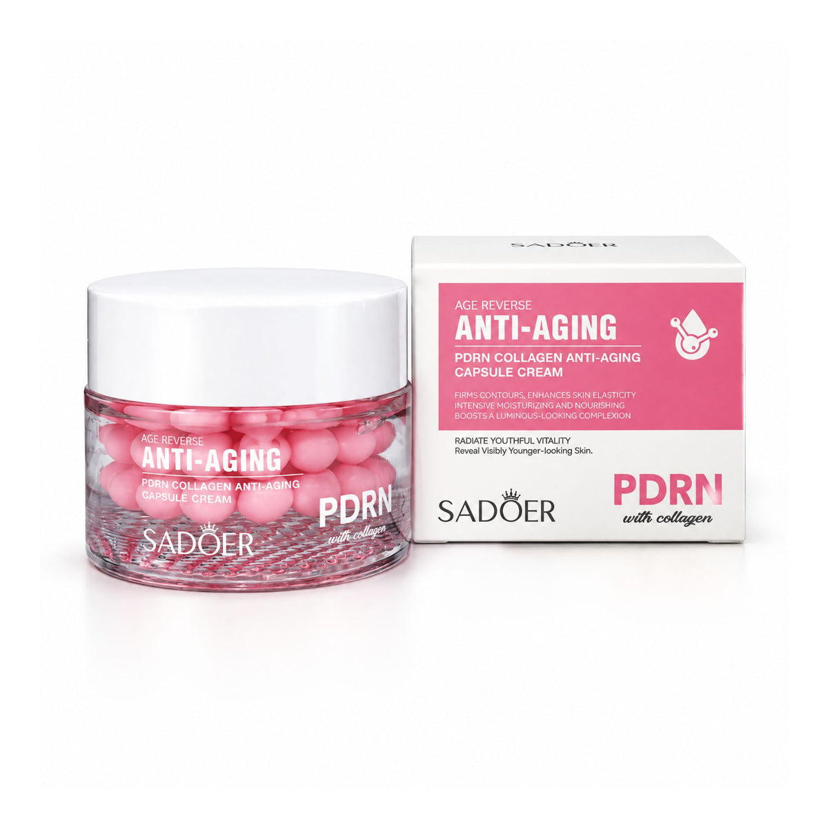 Crema Facial con Cápsulas PDRN Anti-Aging Sadoer SD12018