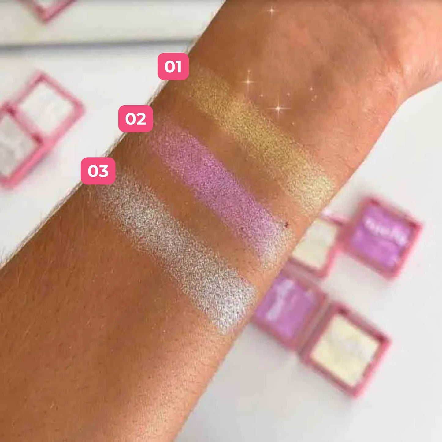 Sombra Iluminador 2en1 Melu Ruby Rose