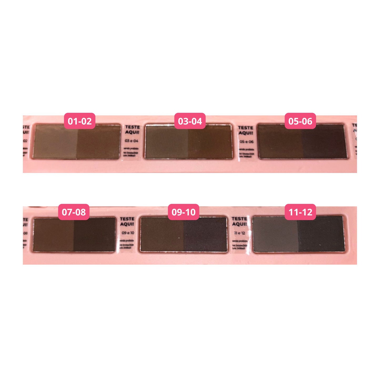 Sombra para Cejas Brow Perfection Línea Rosa Ruby Rose HBE2501