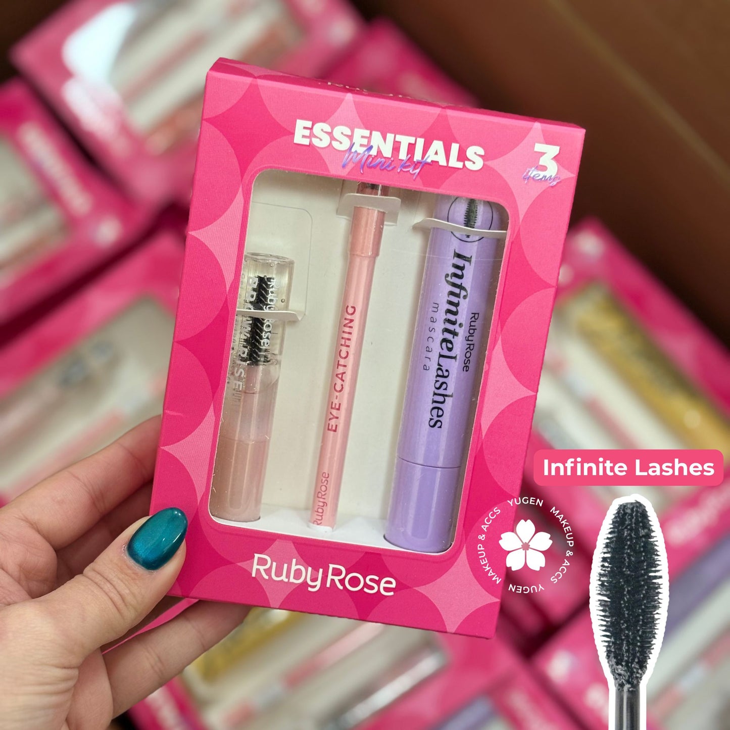 Kit Esenciales para Ojos Ruby Rose KT-0100