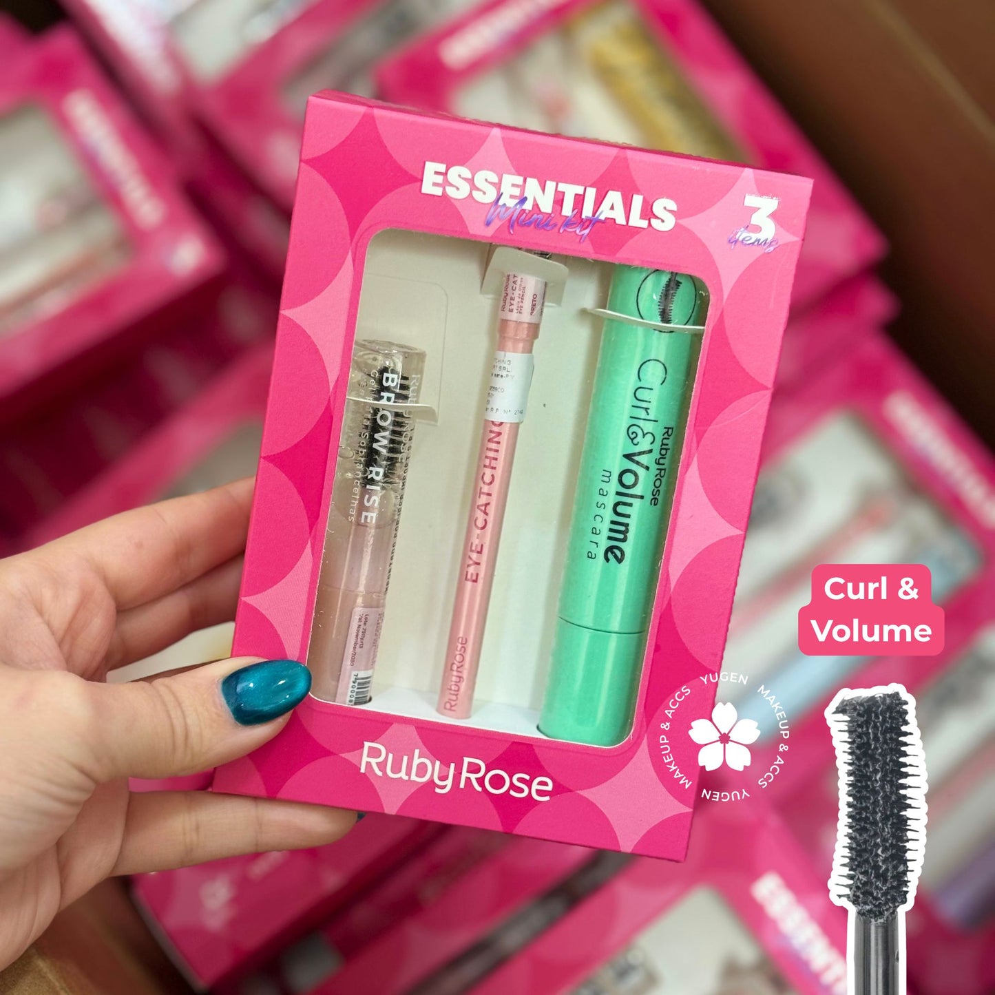 Kit Esenciales para Ojos Ruby Rose KT-0100