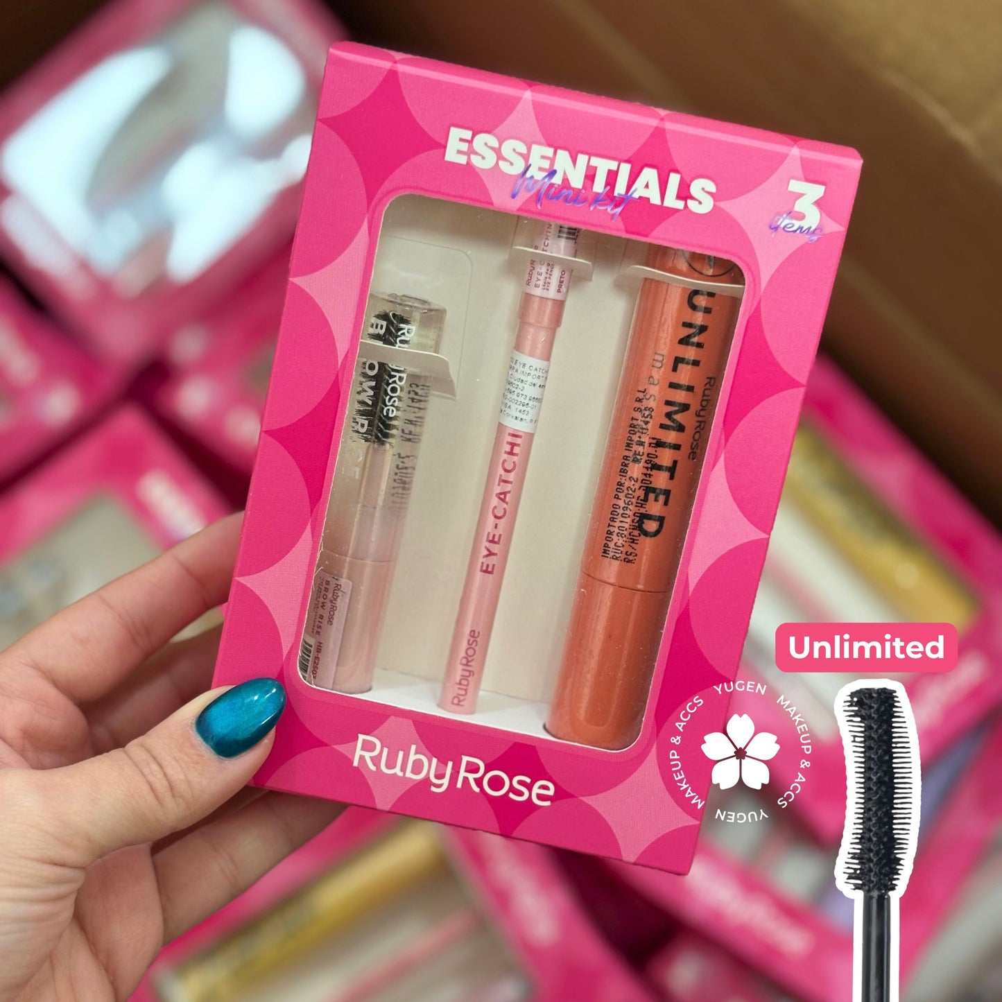 Kit Esenciales para Ojos Ruby Rose KT-0100