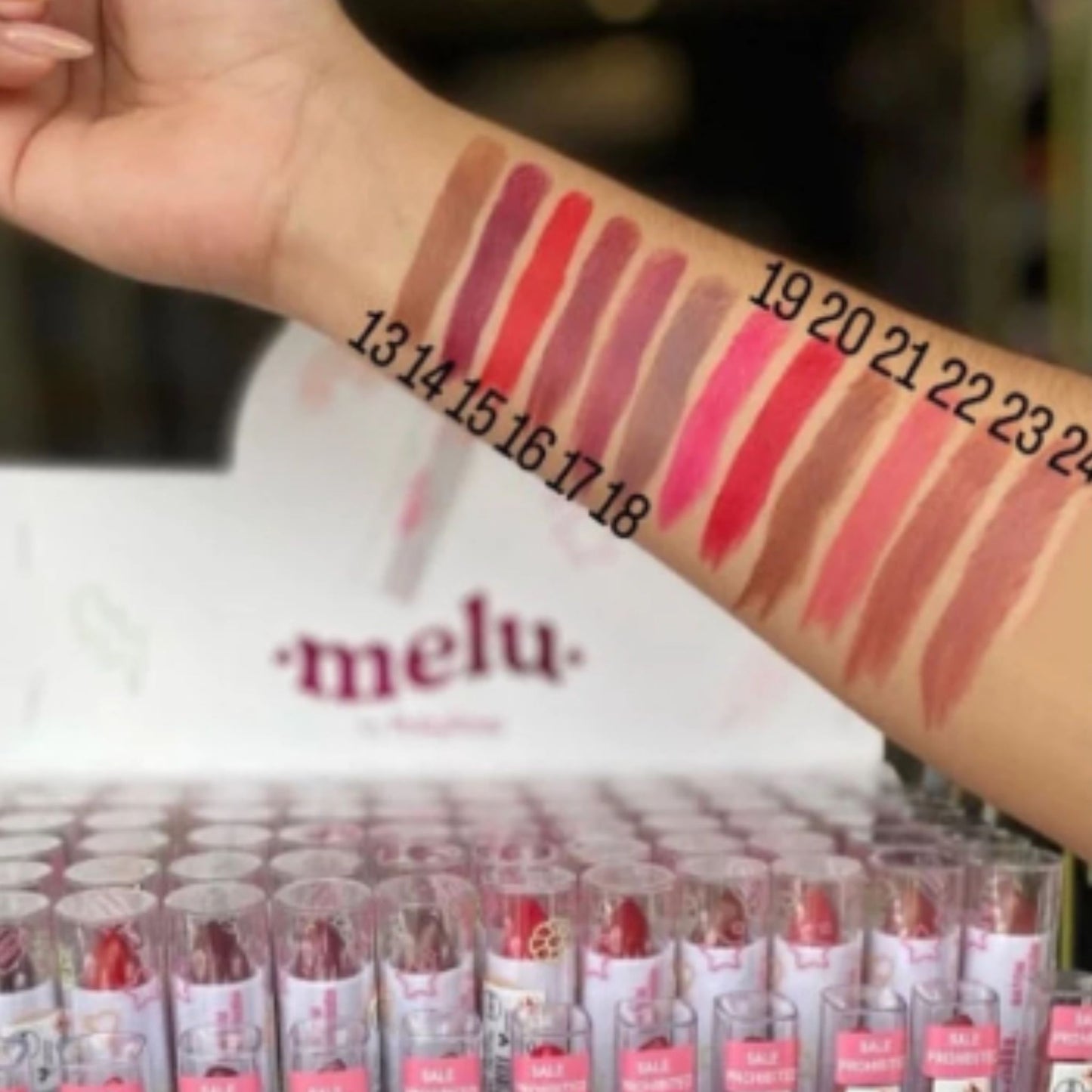 Labial Batom Ultra Matte Melu Ruby Rose RR8521