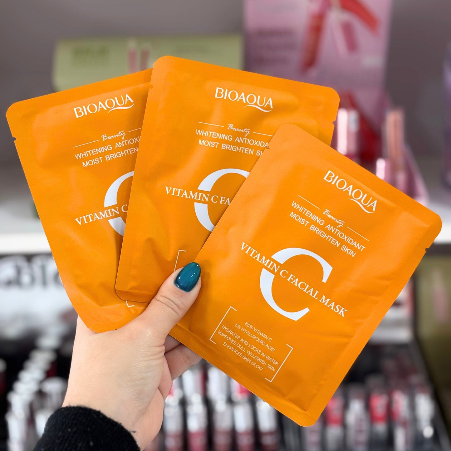 Combo de 3 Mascarillas Faciales #5 - De Vitamina C