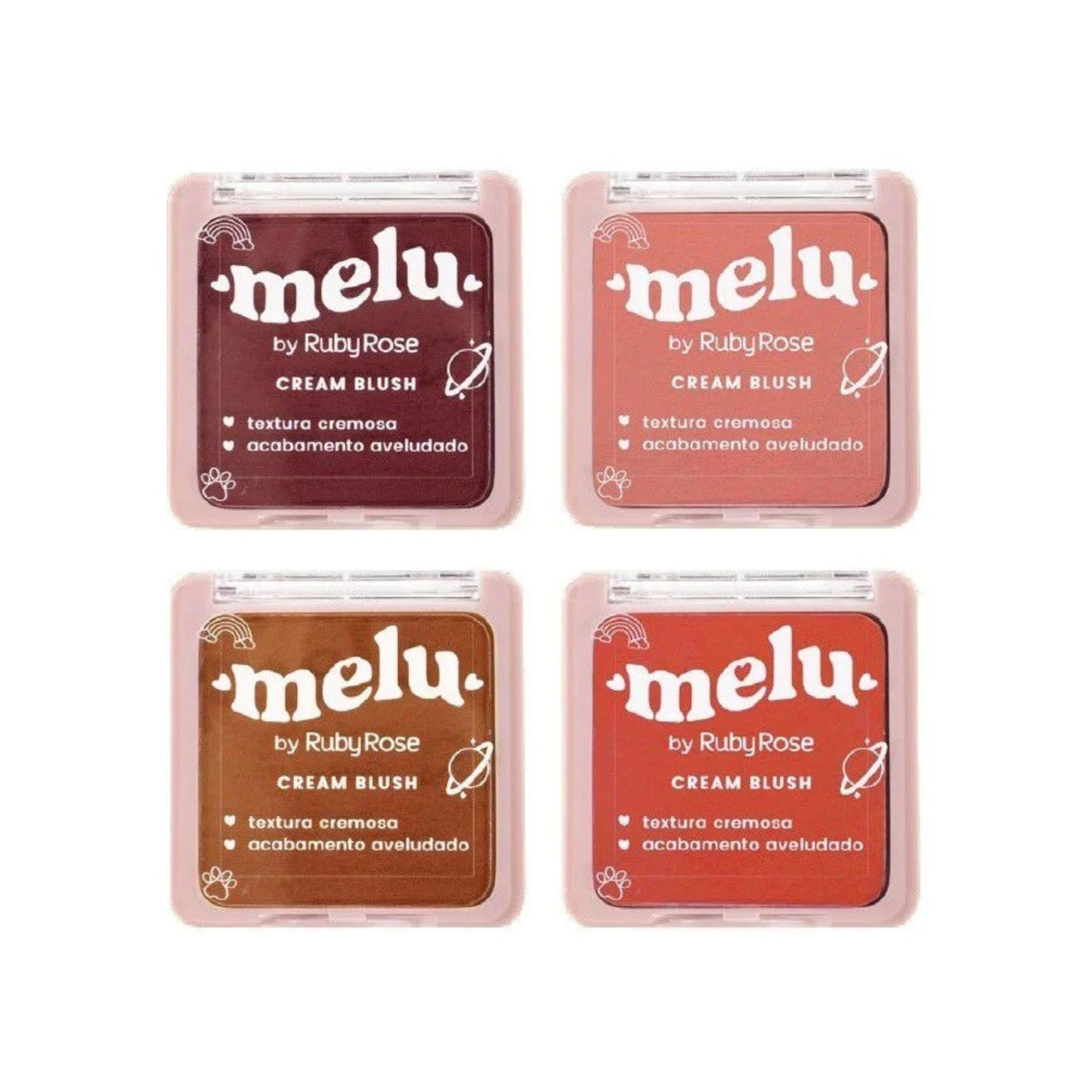 Rubor Cremoso Melu Ruby Rose HB6119